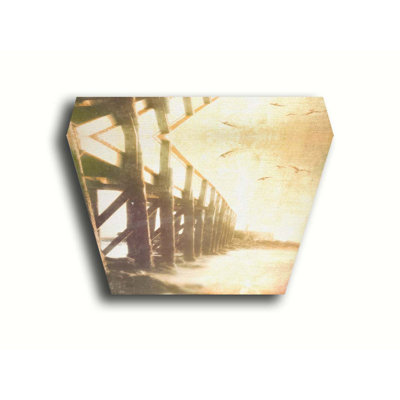 Along the Pier by Hal Halli. Giclee Gallery