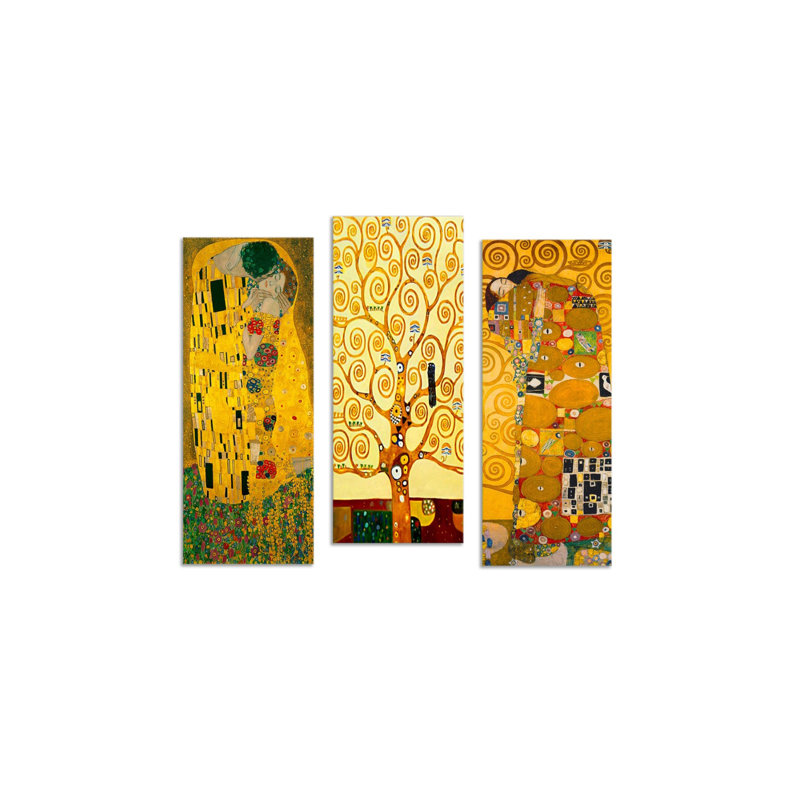 3 Piece Wrapped Canvas Painting Set