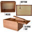 Boîte de rangement pour chaussures Hardwood
