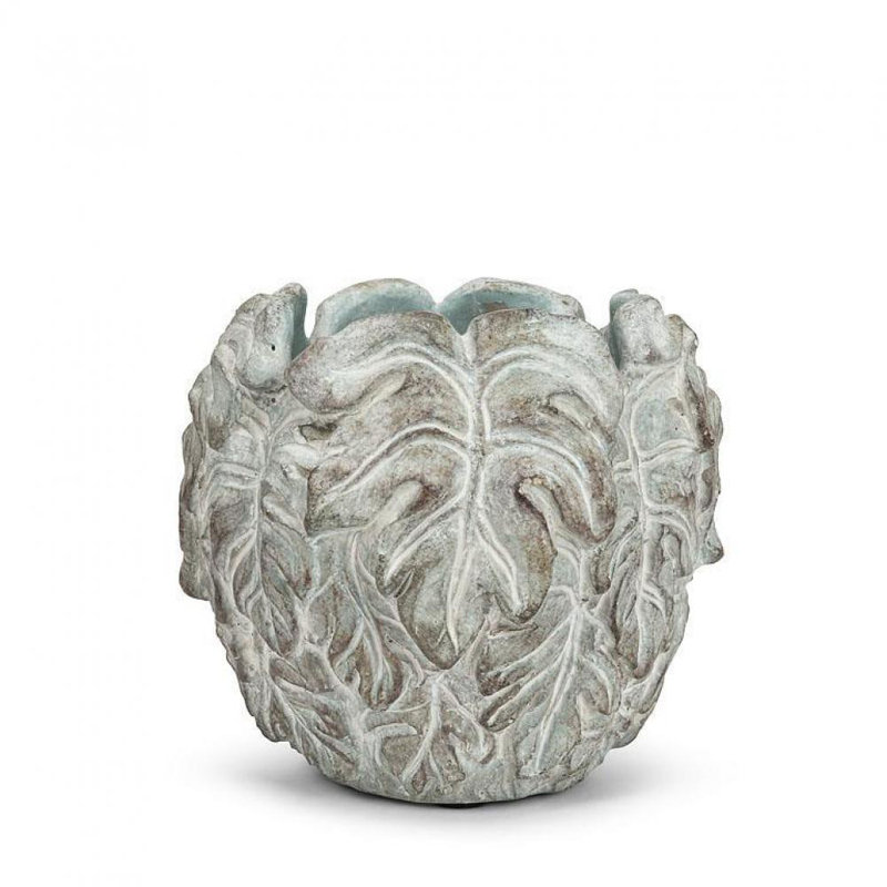 Muthaih Cachepot, 6" H x 6" W x 6" D