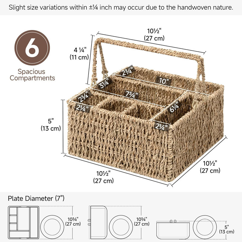 Willow Silverware Storage Box
