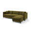Bejna 3 Seater Velvet Sofa Bed-1580986598-1580986596-1580986621