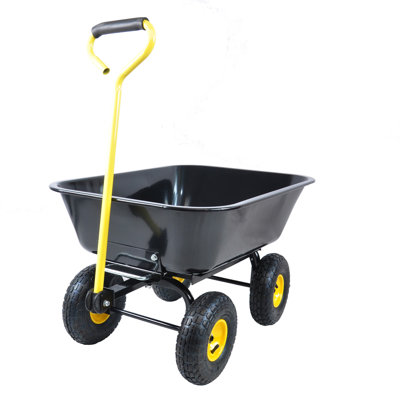 Folding Car Poly Garden Dump Truck With Steel Frame