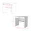 Bureau Eden, bureau, blanc