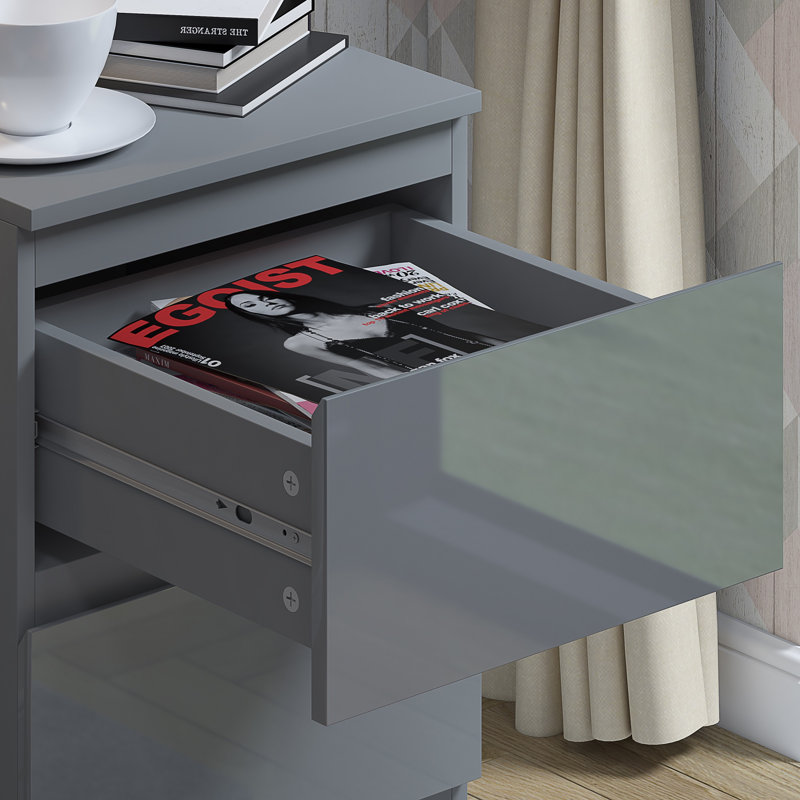 40 cm W Bedside Table