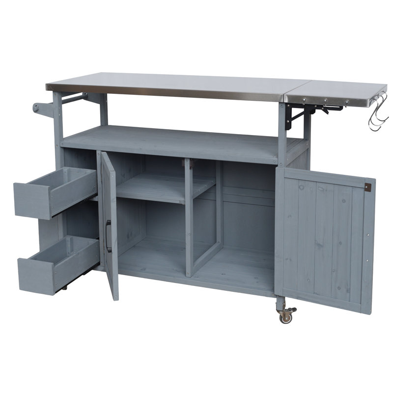 Chariot de cuisine pour l'extérieur 54,33 "Farmhouse