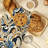 Groovy Abstract Forms Oven Mitt Cotton Twill