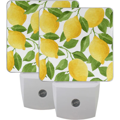 Veilleuse citron 2 lumières