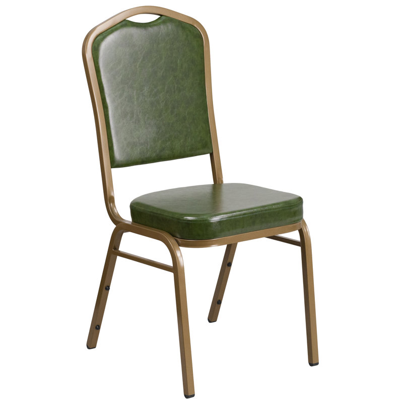 Chaise de banquet empilable Oliverson, Doré, Green, 1