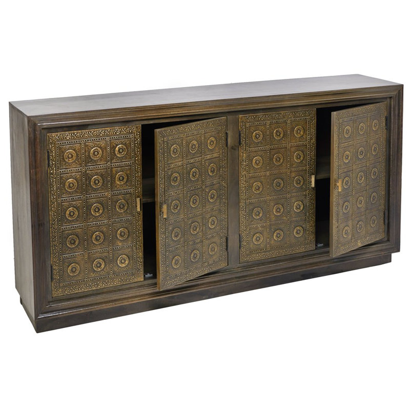 Balhi 80'' Solid Wood Sideboard