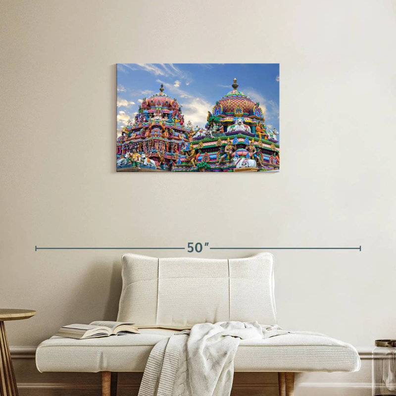 Temples indous Adella Gopuram, H 20 po x l 30 po