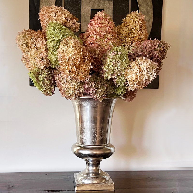 Handmade Polished Silver Metal Trophy Vase, 19 Inches