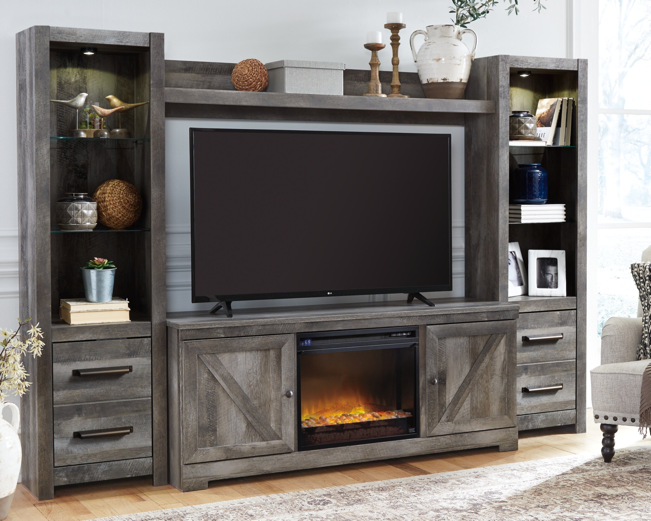 Signature Design by Ashley Esmarelda Entertainment Center for TVs up to ...