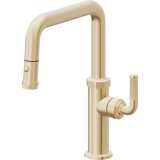 Descanso Kitchen Pull-Down Kitchen Faucet With Button Sprayer - Quad Spout