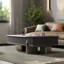 Table basse simple en pierre micro-cristalline