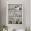 Ayushma Frameless Medicine Cabinet with Mirror and 3 Fixed Shelves-60739209
