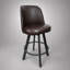 Ensemble de 2 tabourets de bar rembourrés super confortables de qualité commerciale avec cadre en métal pour une assise durable-1745838426