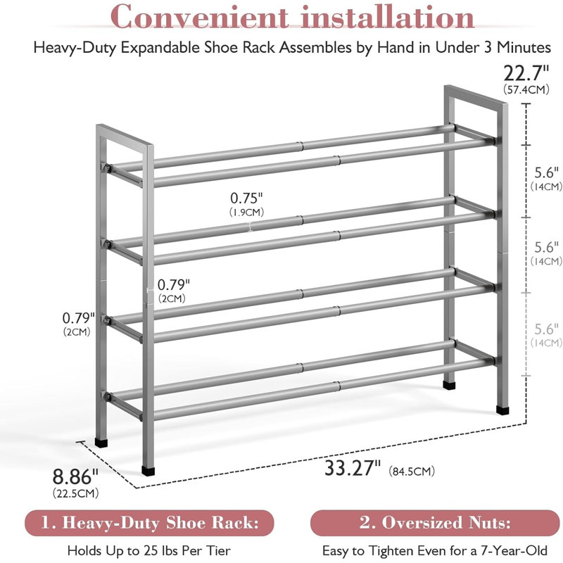 Metal Shoe Rack