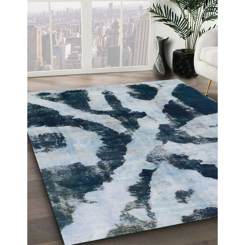 Tapis abstrait moderne 882, Rond 3 pi