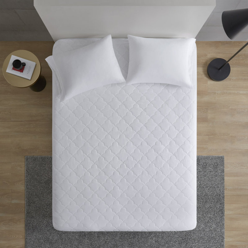 Protège-matelas matelassé en coton percale