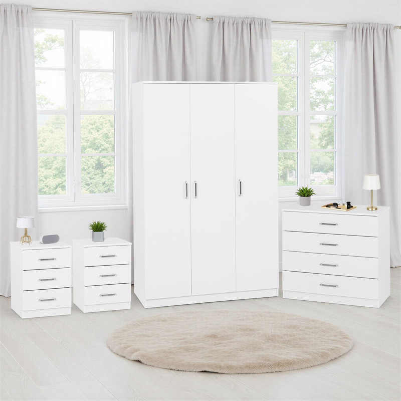 Sumrah Piece Bedroom Set, White