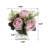 Silk Peony Arrangement in Vase-806689085