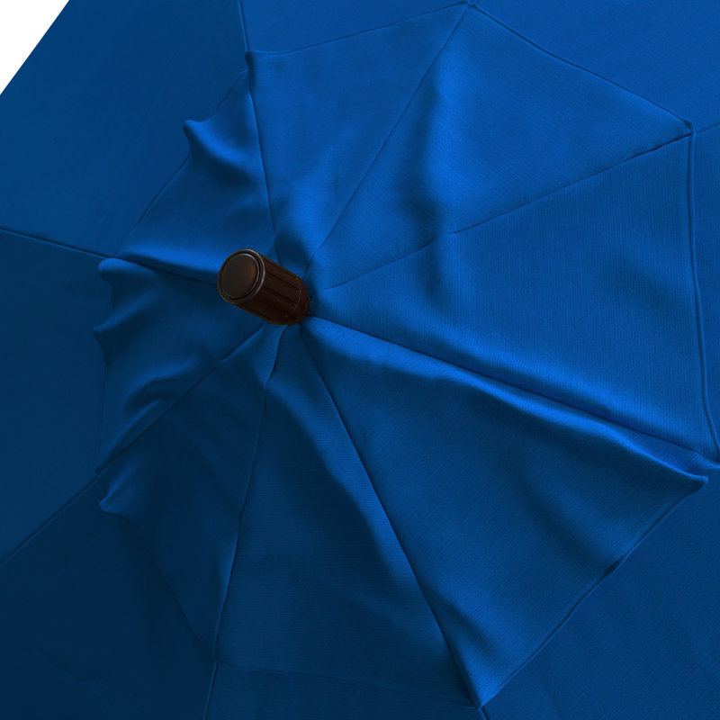 Parasol de marché Breck de 132 po, Bleu pacifique - Pacifica