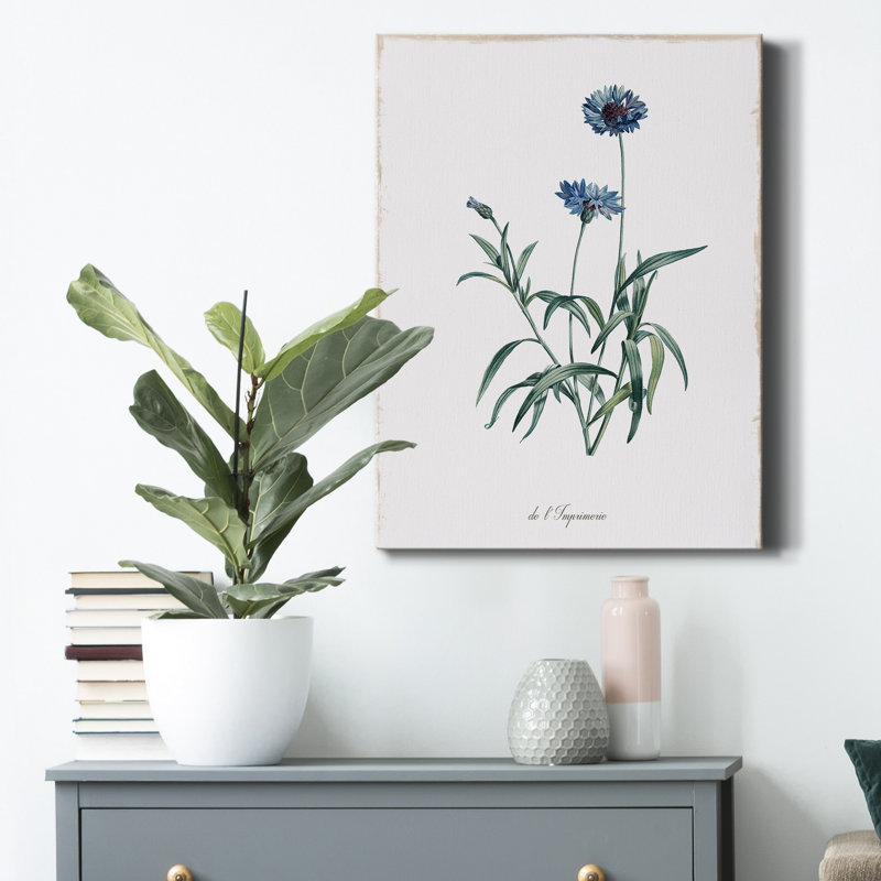 Bleu impérial - impression sur toile tendue, H 27 po x l 18 po
