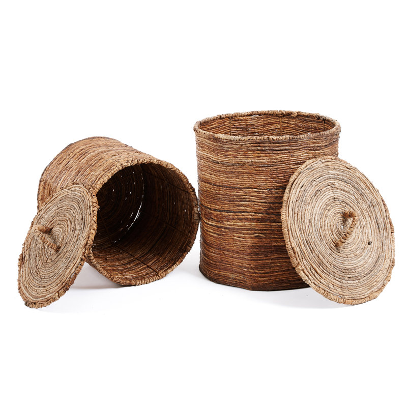 August Grove Decorative Basket, 50cm H x 45cm W x 45cm D
