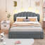 Lit plateforme tapissier Teddy-1620882342