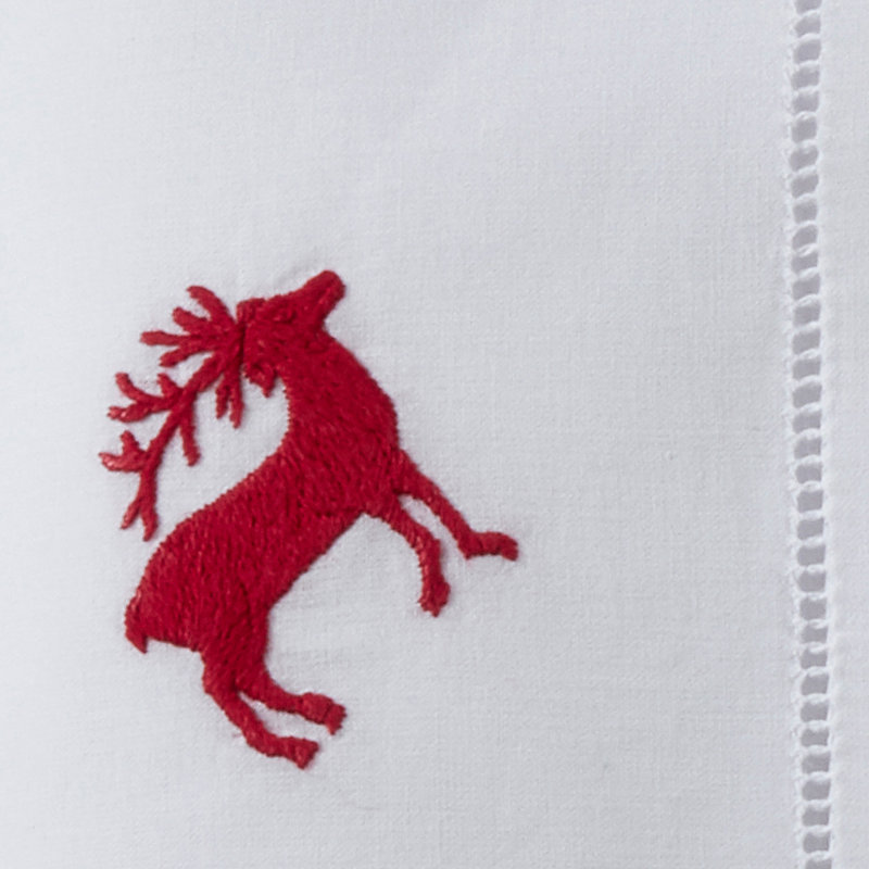Saldivar Cotton Embroidered Square Napkin