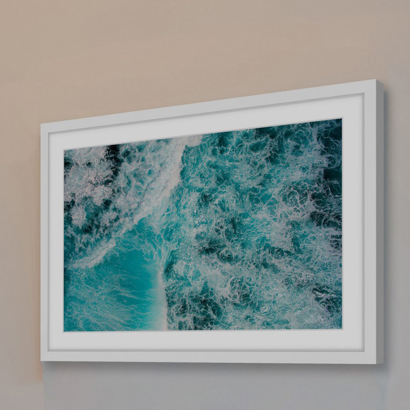 Hassan Ishan - Single Picture Frame Painting, 61cm H x 91cm W x 3.81cm D