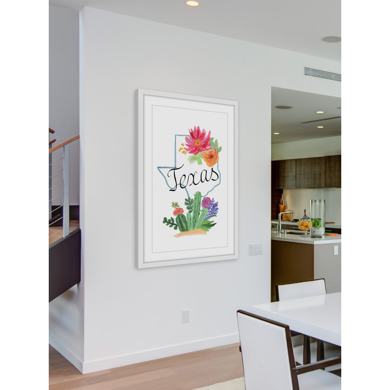 Texas Blossoms - Single Picture Frame Painting, 91 cm H x 61 cm W