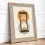 Time Suspended Geometric - Framed Print-747462681-747462683