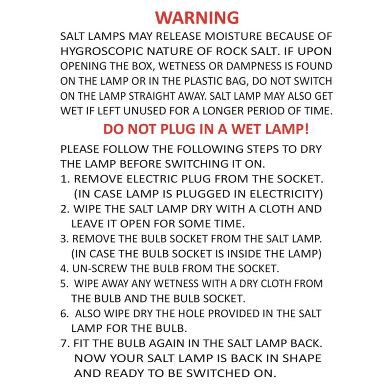 Dulles 10.91 lbs Salt Lamp
