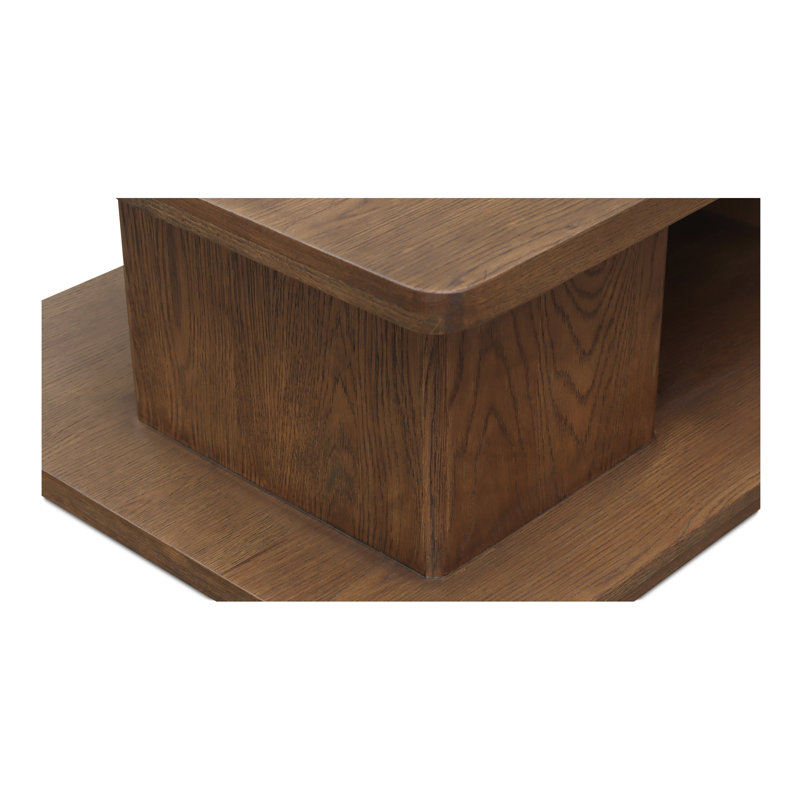 Casey Small Coffee Table Dark Brown, 16" H x 40" L x 30" W, Dark Brown