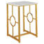 Hampton Stone Sled End Table-58885995-58885994