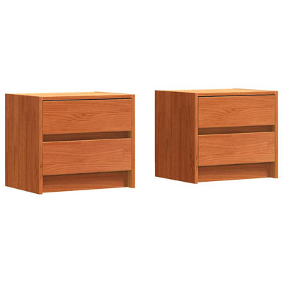 40cm W Solid Wood Bedside Table