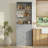 80" H Kitchen Pantry Cabinet With Drawers-1509681569