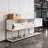 Modern Modular Metal Storage Cabinet with Adjustable Shelves, Multipurpose Office Storage Organizer with Soft-Close Doors, Heavy-Duty Steel Cabinet for Home Office, Living Room, Entryway or Kitchen-1499333007