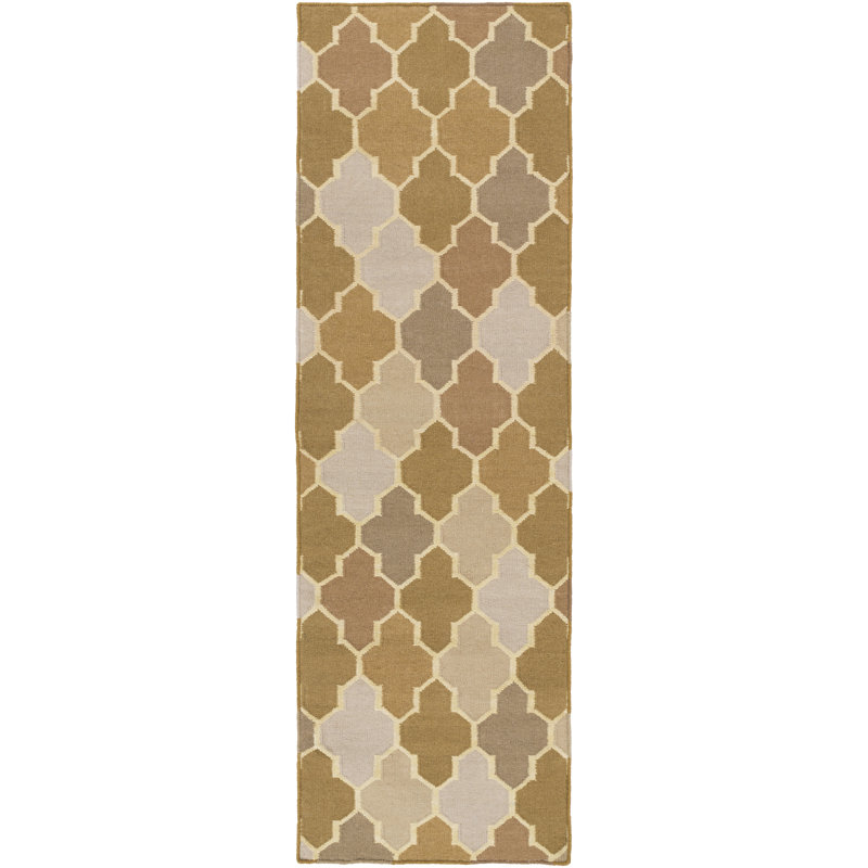 Crispin Wool Geometric Indoor Rug, Runner 2'6" x 8'