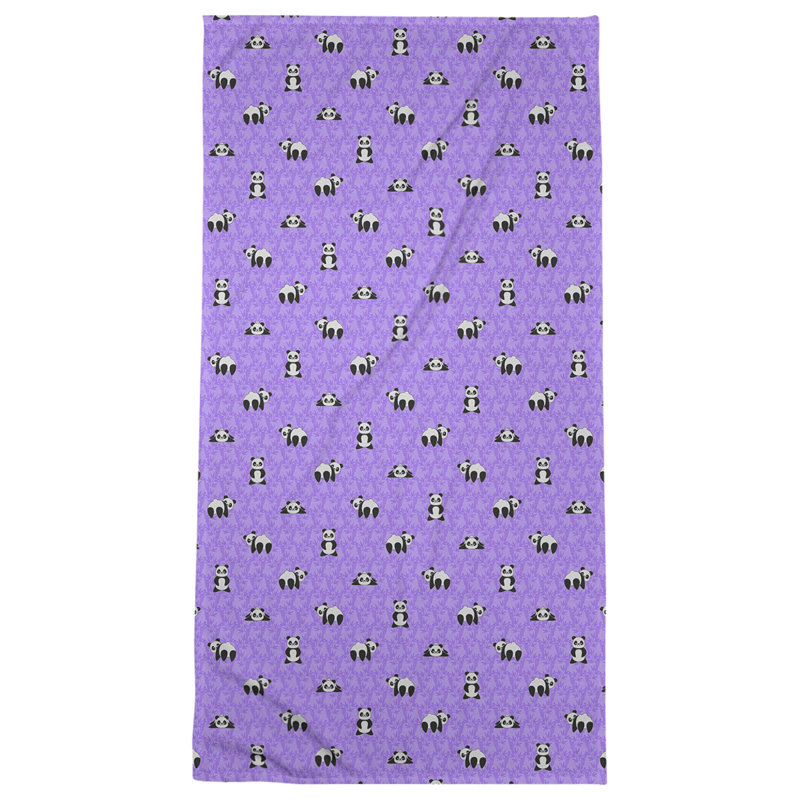 Katelyn Elizabeth Cotton Blend Bath Towel, Purple