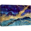 Mauve, or, sarcelle, marbre, paysage, formes abstraites, moderne, sur toile-93589324-93589321