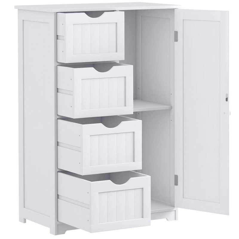 Ailan Bathroom Cabinet, White