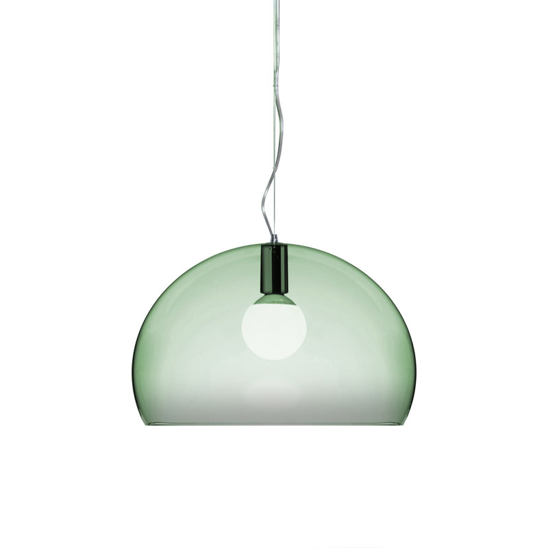 Luminaire suspendu FL / Y, Vert sauge, DIRIGÉ, Médium
