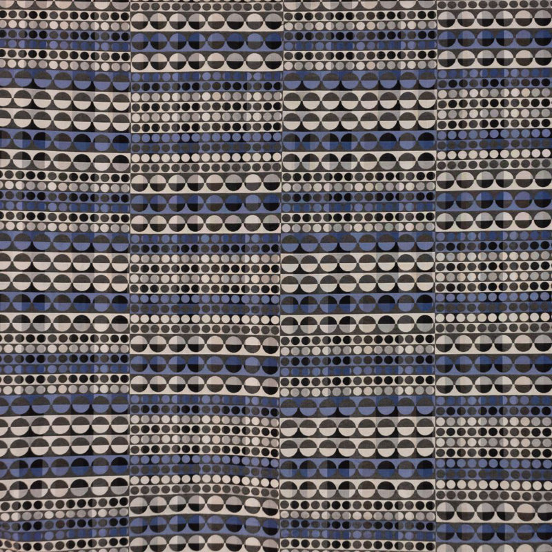 Suite Around in Circles Fabric, Wedgewinkle