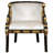 Graceful Swans Neoclassical Barrel Chair