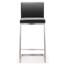 Upholstered Counter Stool with Metal Frame-298473899