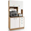 Garde-manger de 71 pouces avec 3 armoires de rangement et 3 tiroirs profonds-1407821990