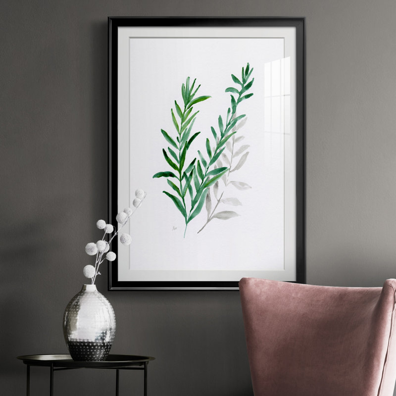 Freshly Picked II - peinture sur toile encadrée, H 30,5 po x l 42,5 po x P 1,5 po, Papier avec cadre noir